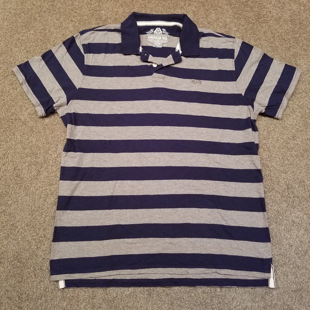 American Rag striped polo SZ XXL